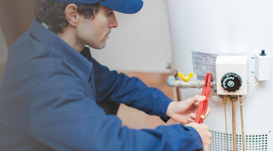 Local water heater installation in Oriska, ND